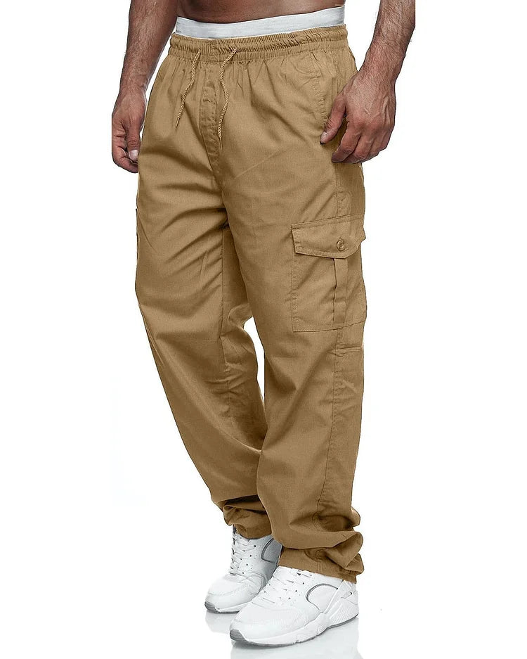 Men's Loose-Fitting Multi-Pocket Cargo Pants | Perfect for Outdoor Activities