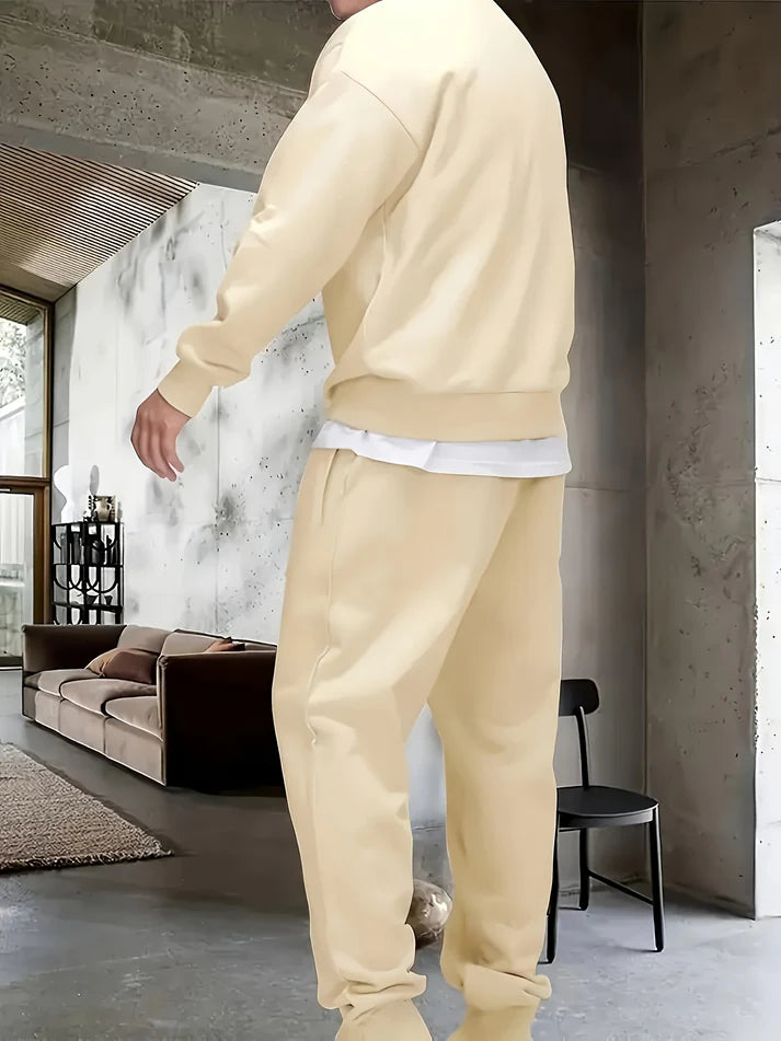 Casual Zip Up Tracksuit with Jogging Pants for Men | Perfect for Casual Days