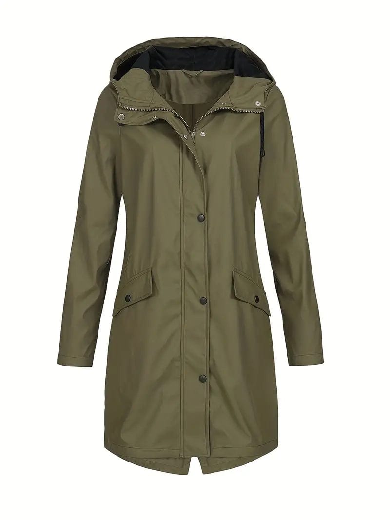 Gladys - Hooded Long Coat - Casual - Timeless Style - Ideal for Winter