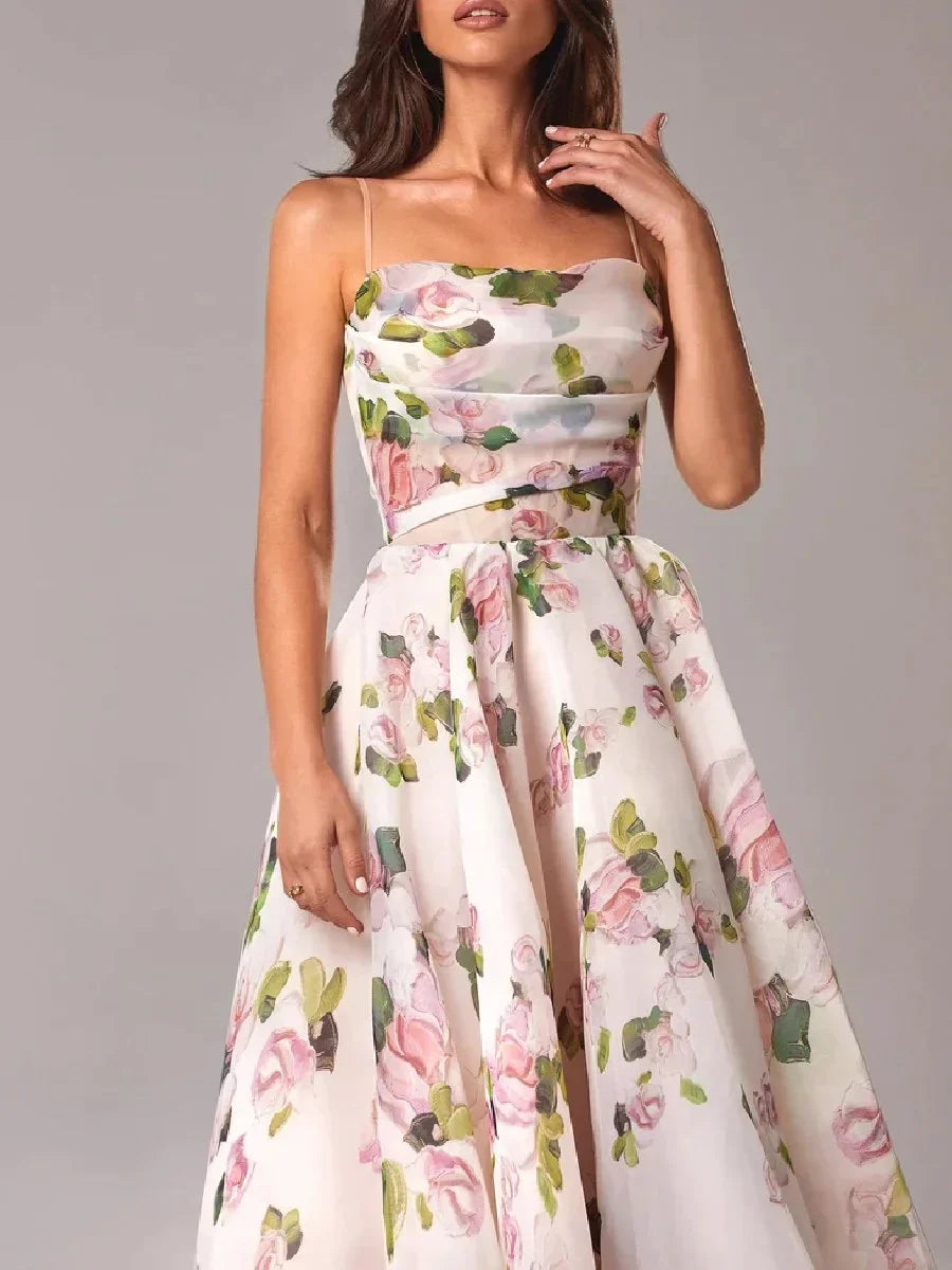 Variant image for Women's Elegant Printed Maxi Dress with Flattering Fit-13