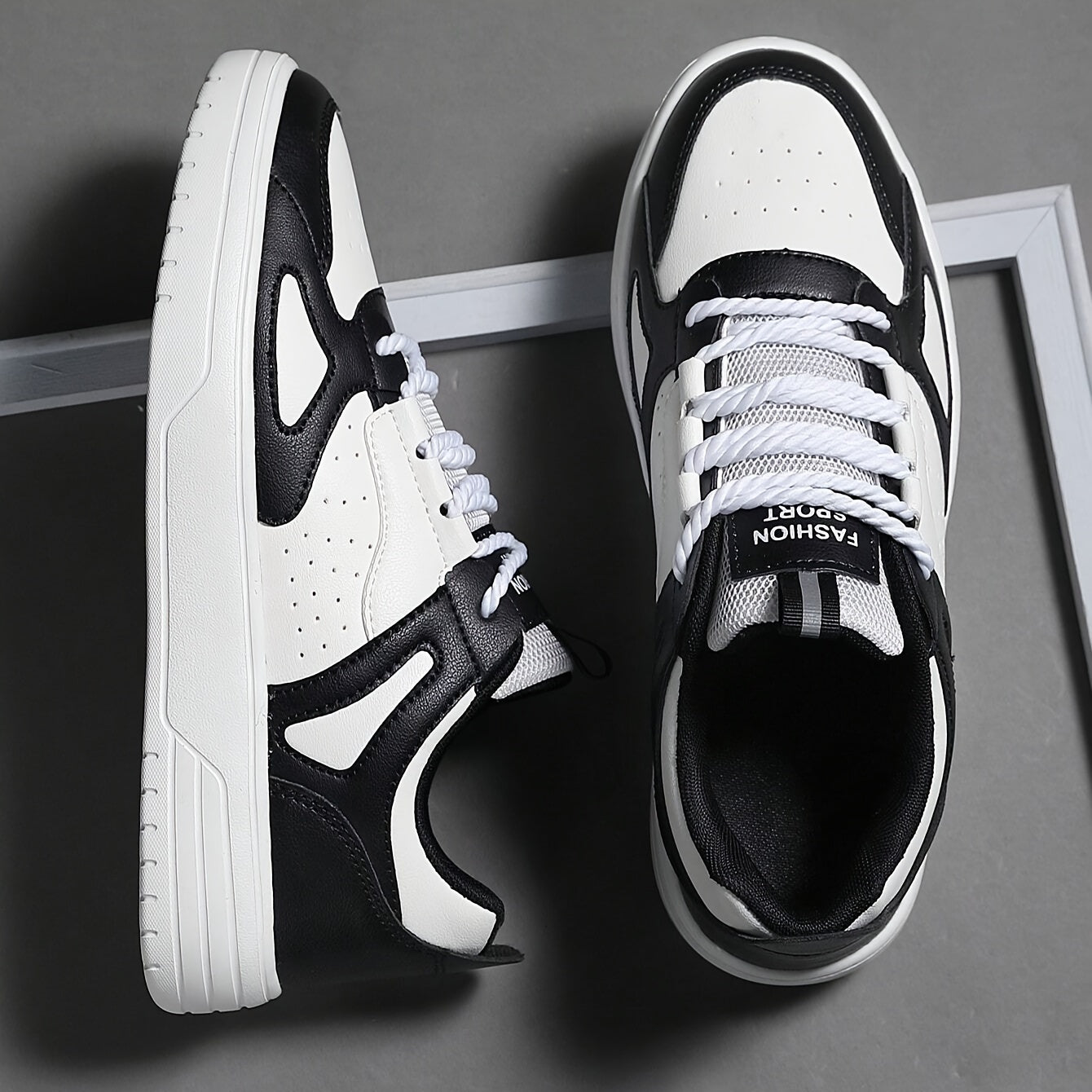 Black White