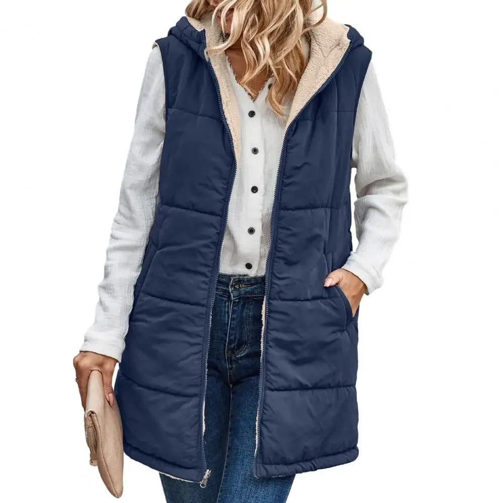 Thea - Hooded Vest - Chic - Premium Material - Ideal for Winter