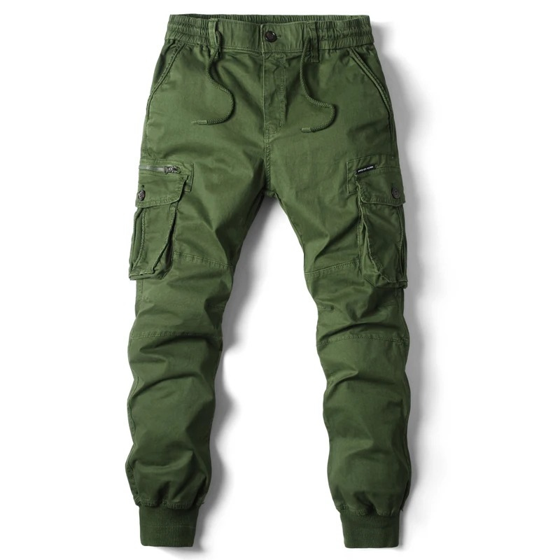 Men's Cargo Pants with Elastic Waistband and Pockets | Perfect for Outdoor Activities