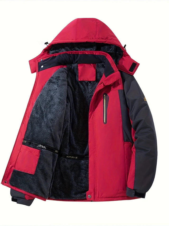 Casual Warm Fleece Lined Jacket Winter Jacket for Men | Perfect for Everyday Wear