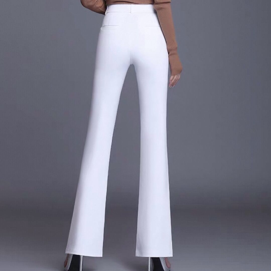 Women's Slim Fit High Waist Flared Pants