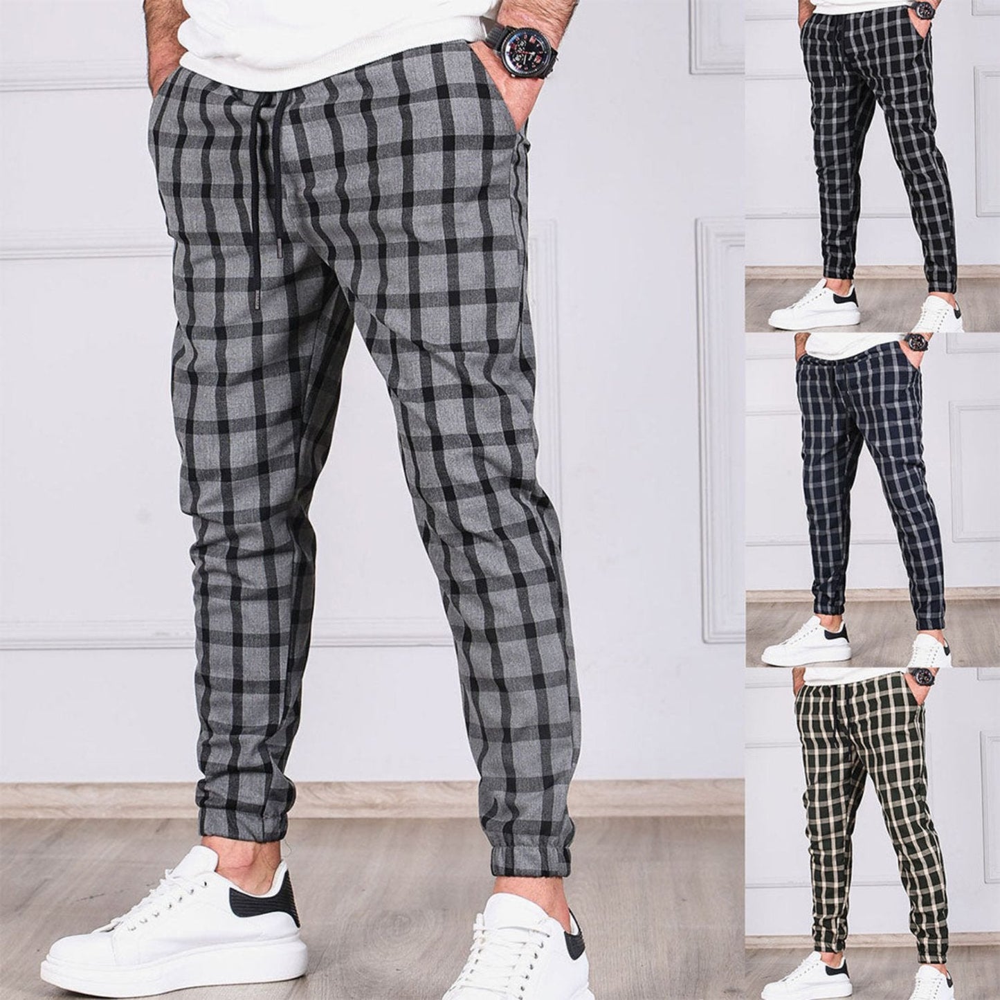 Heathcliff - Men's Plaid Pants - Casual - Made for Comfort - Perfect for Casual Days