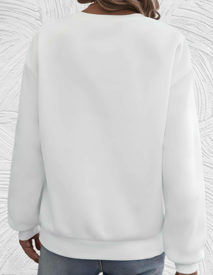 Women's Casual Sweater with "Shine Your Light" Print | Perfect for Autumn/Winter