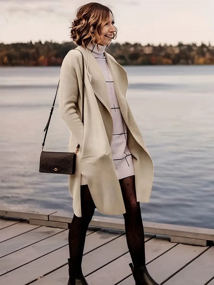 Georgina - Mid-length Coat - Chic - Timeless Style - Ideal for Autumn