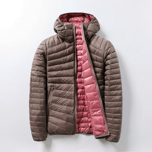 Warm Padded Raincoat With Hood For Gentlemen | Perfect for Outdoor Activities