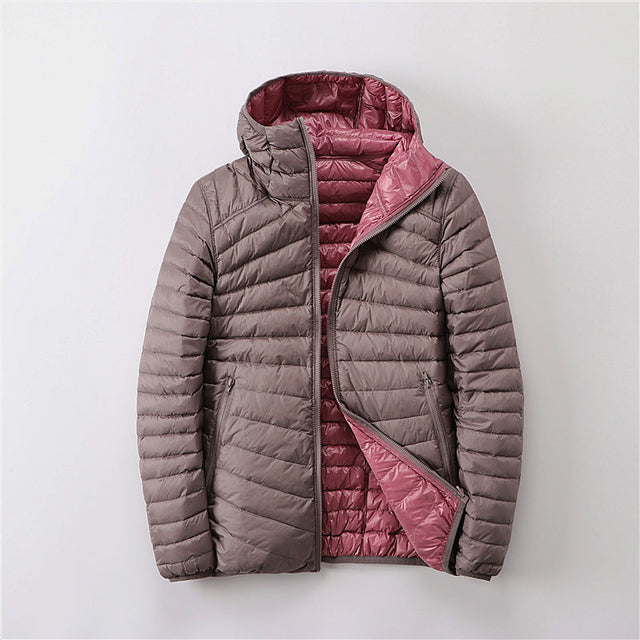 Warm Padded Raincoat With Hood For Gentlemen | Perfect for Outdoor Activities