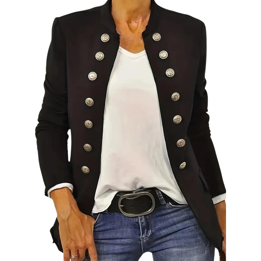 Women's Modern Casual Blazer with Buttons and Pockets | Perfect for Casual Days