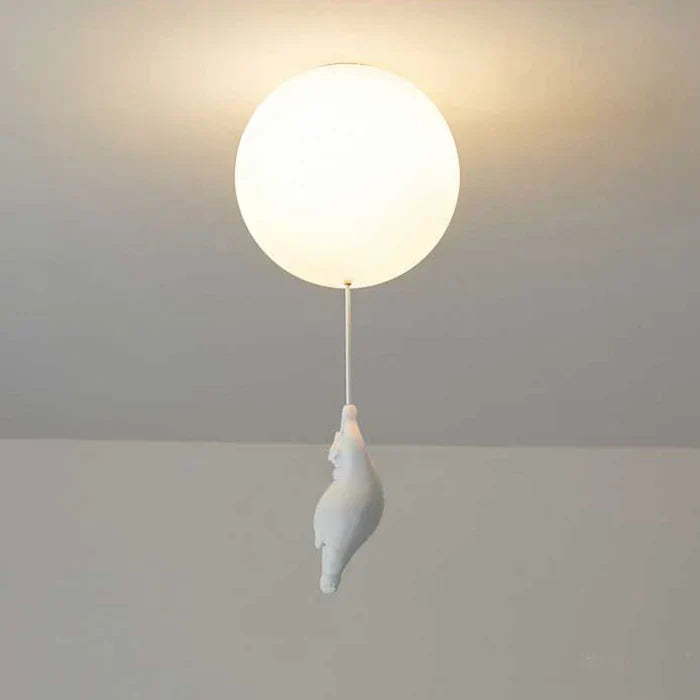 Ceiling Light Fixture – LED Bear and Balloon Design 10