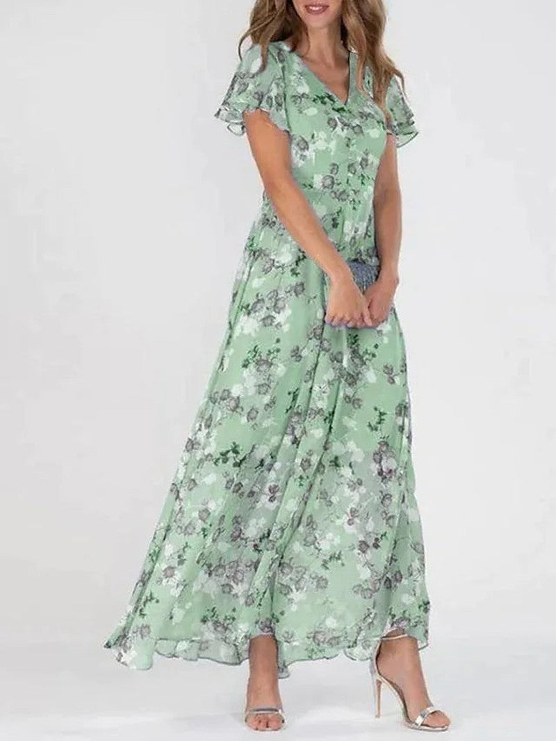 Women's Stylish Lightweight Summer Dress with Flattering Silhouette