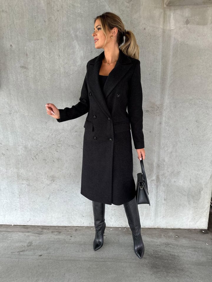 Ingrid - Long Coat - Elegant - Modern Style - Ideal for Autumn