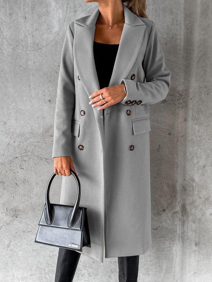 Ingrid - Long Coat - Elegant - Modern Style - Ideal for Autumn