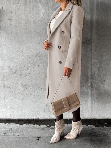 Ingrid - Long Coat - Elegant - Modern Style - Ideal for Autumn
