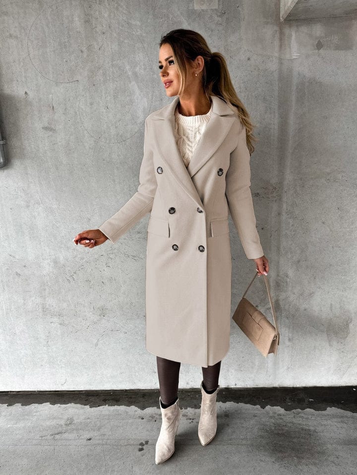 Ingrid - Long Coat - Elegant - Modern Style - Ideal for Autumn
