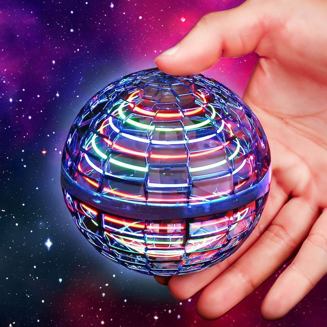 Flying Orb Ball – Interactive LED Light Flying Toy 4