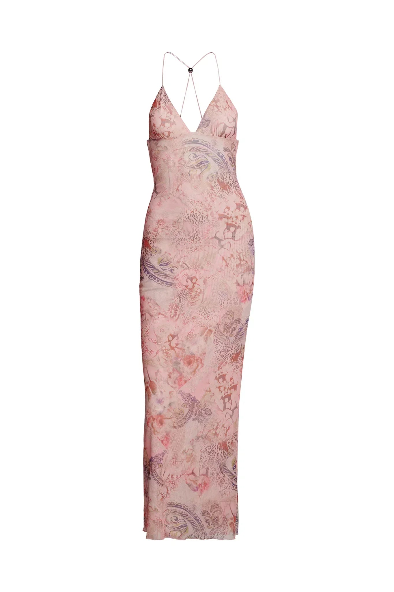 Women's Elegant A-line Dress with Butterfly Back Detail for Summer Events