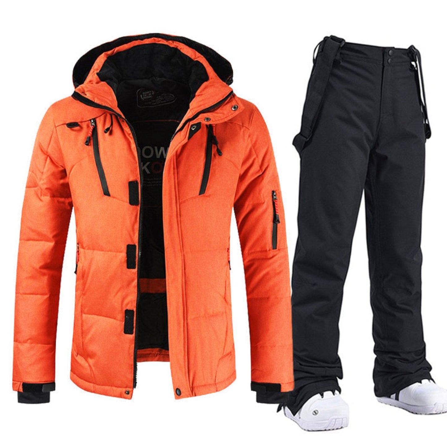 Orange and Black