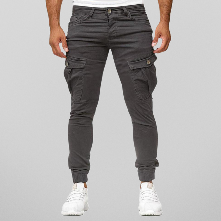 Men's Comfortable Breathable Cargo Trousers with Functional Pockets