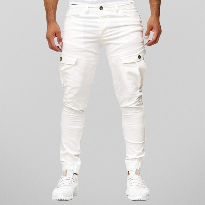 Men's Comfortable Breathable Cargo Trousers with Functional Pockets