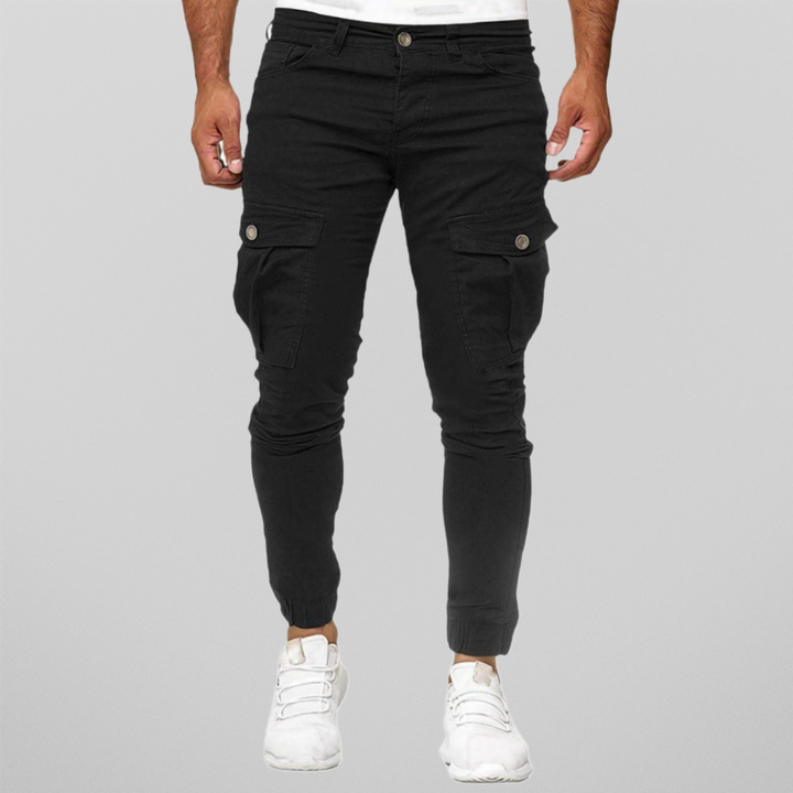 Men's Comfortable Breathable Cargo Trousers with Functional Pockets