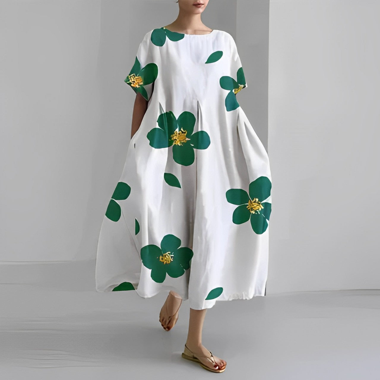 green, white