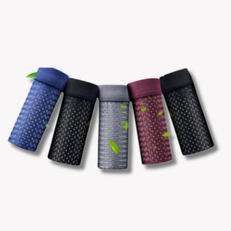 Men's Boxer Briefs with Elastic Waistband