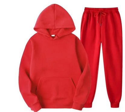 Men's Two-Piece Jogger Set with Hoodie