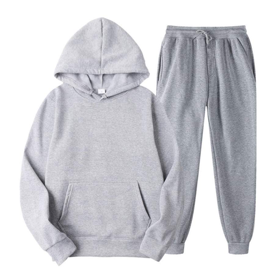 Men's Two-Piece Jogger Set with Hoodie
