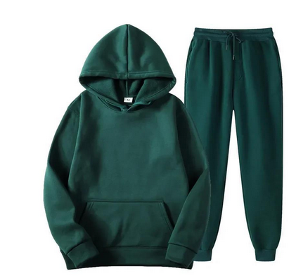 Men's Two-Piece Jogger Set with Hoodie