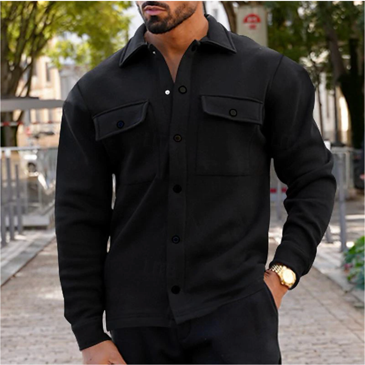 Men's Lightweight Long Sleeve Jacket