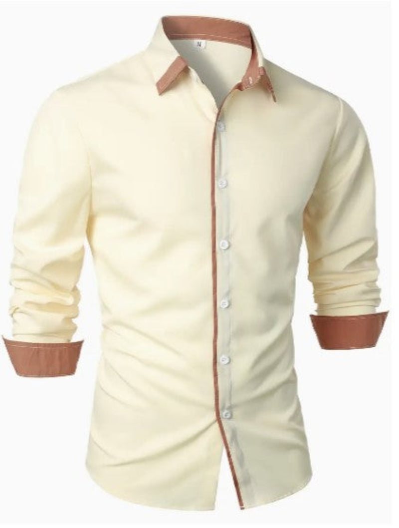 Men's Long Sleeve Button-Up Shirt