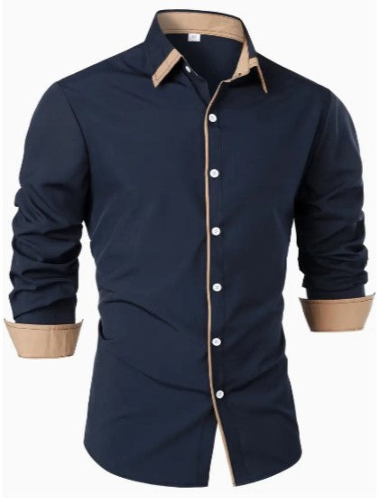 Men's Long Sleeve Button-Up Shirt