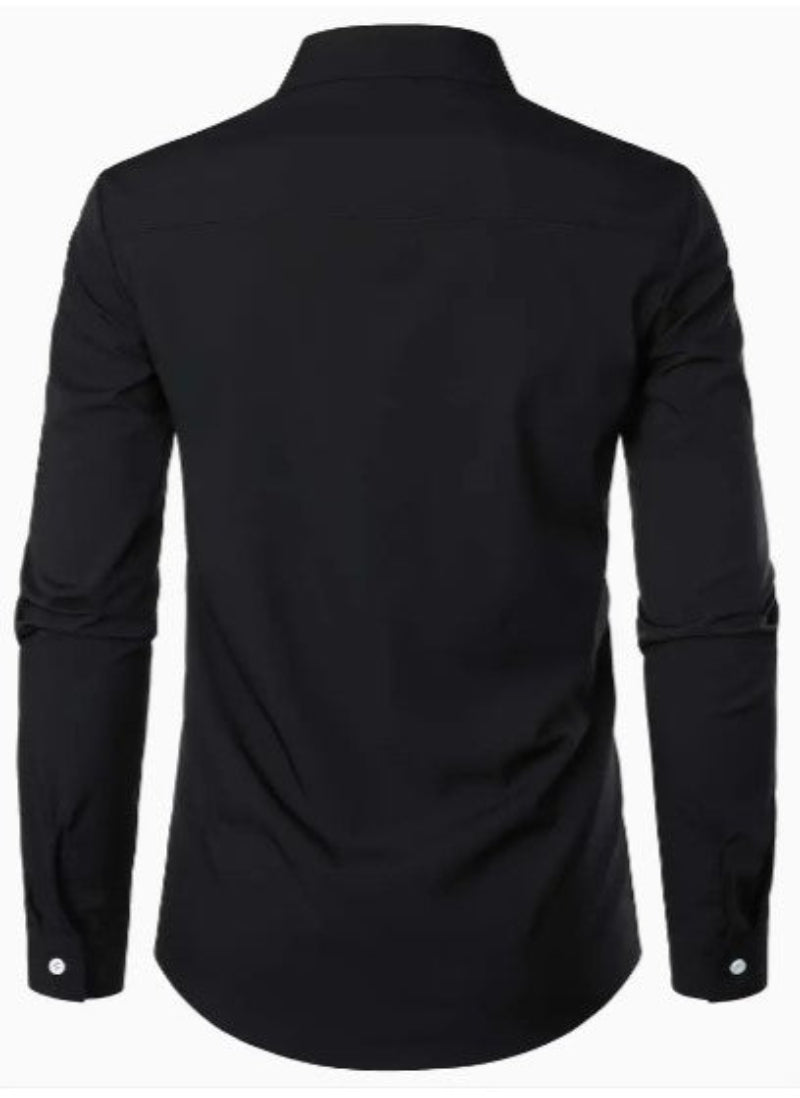 Men's Long Sleeve Button-Up Shirt