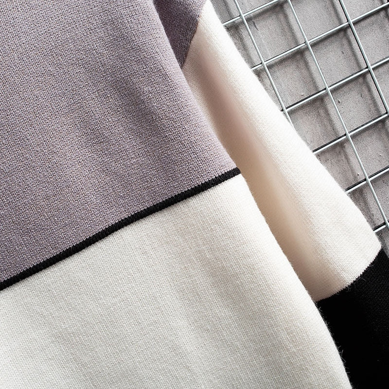 Men's Colorblock Long Sleeve Sweater