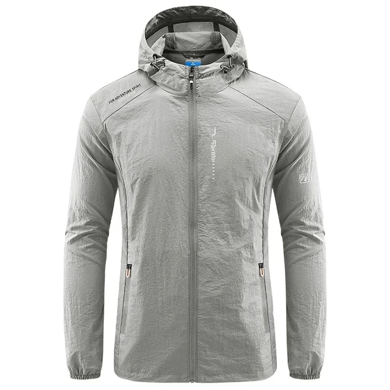 Men's Waterproof Jacket with Hoodie