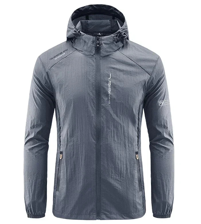 Men's Waterproof Jacket with Hoodie