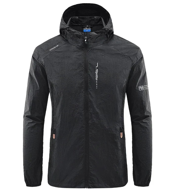 Men's Waterproof Jacket with Hoodie