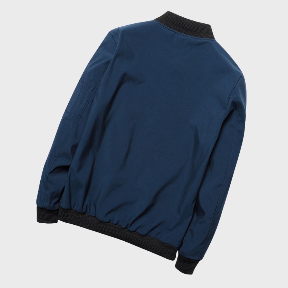 Men's Bomber Jacket with Pockets