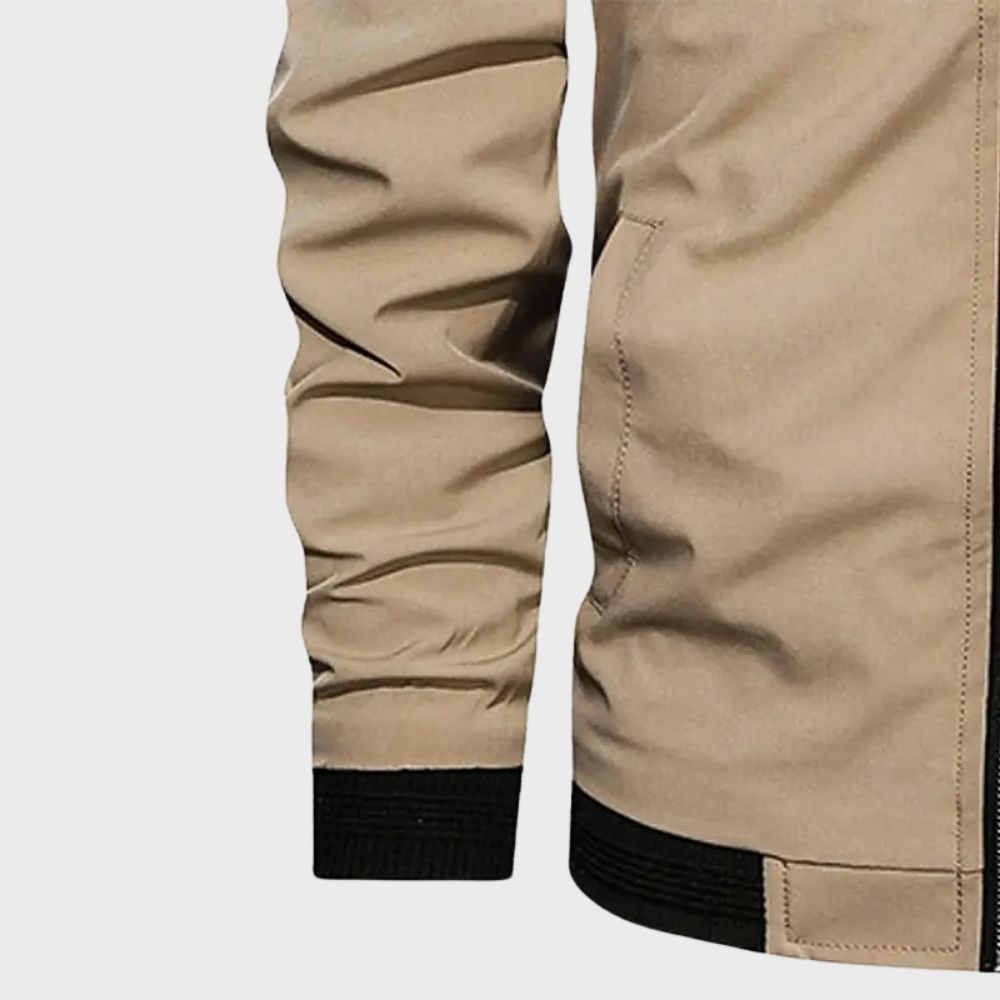 Men's Bomber Jacket with Pockets
