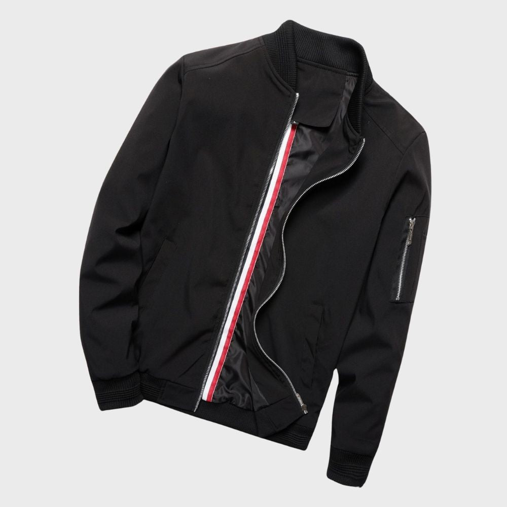 Men's Bomber Jacket with Pockets