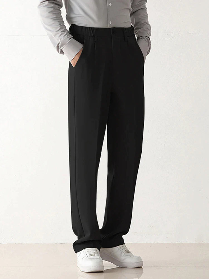 Men's Trousers with Draped Detail