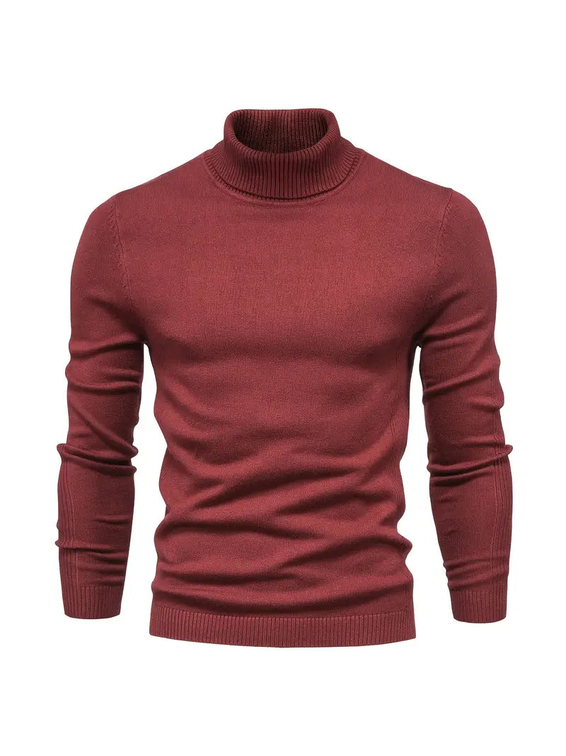 Men’s Slim Fit Turtleneck Jumper