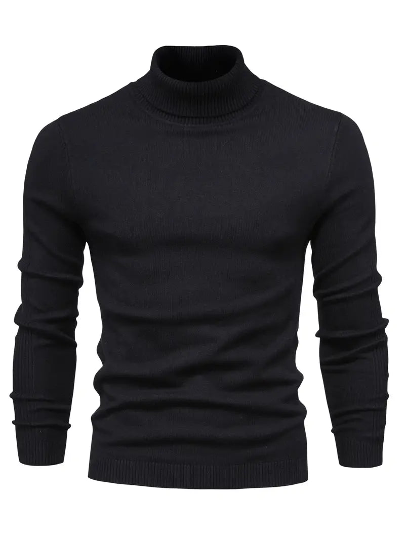 Men’s Slim Fit Turtleneck Jumper