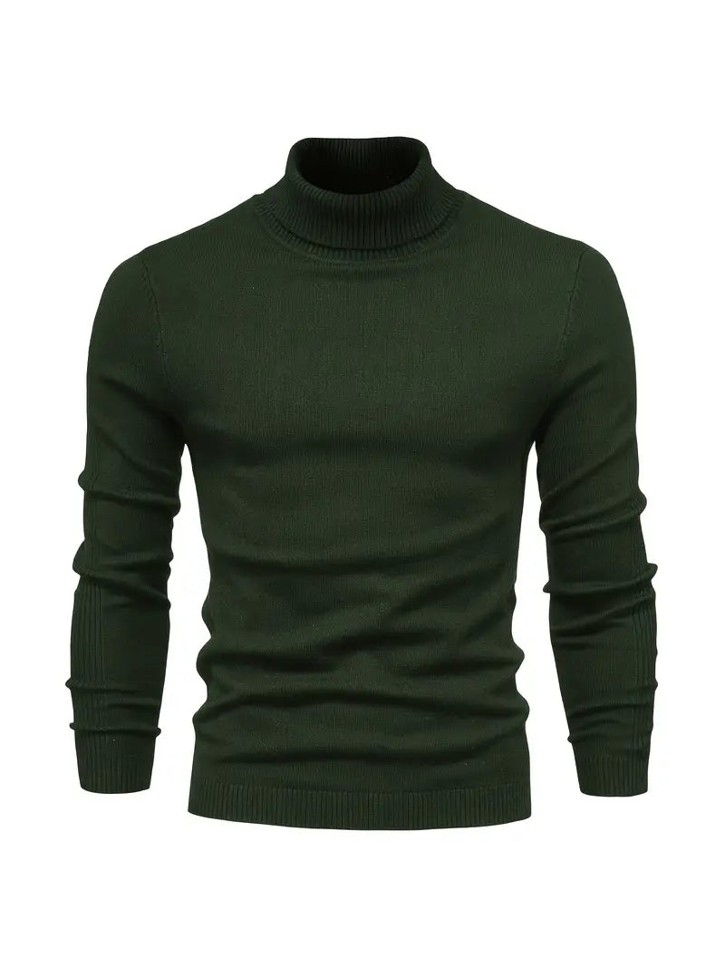 Men’s Slim Fit Turtleneck Jumper