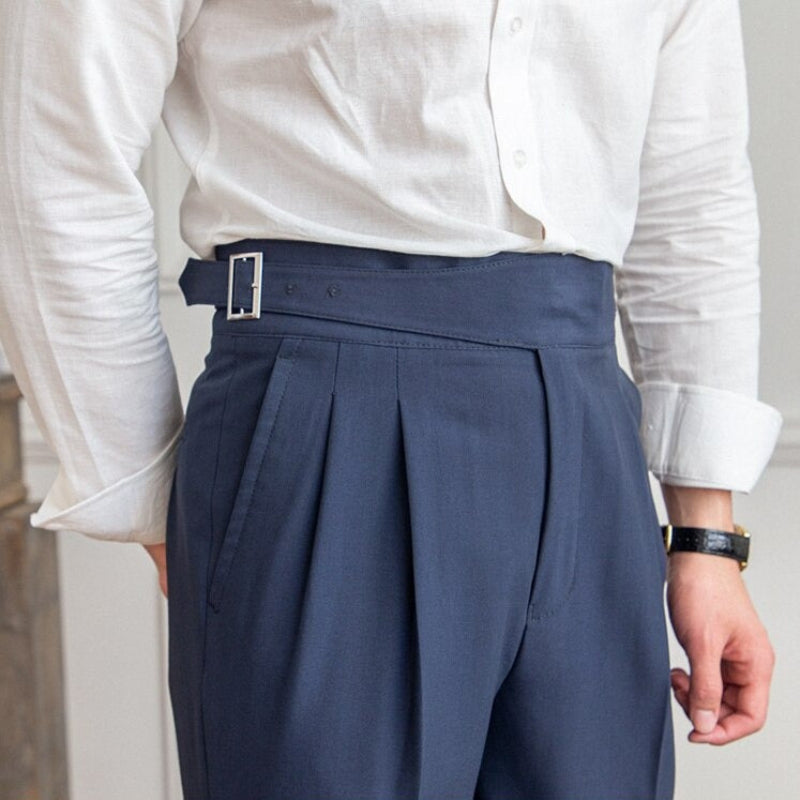 Men's Pleated Trousers