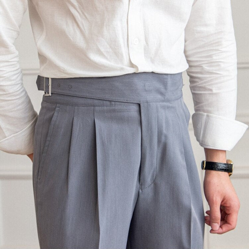 Men's Pleated Trousers