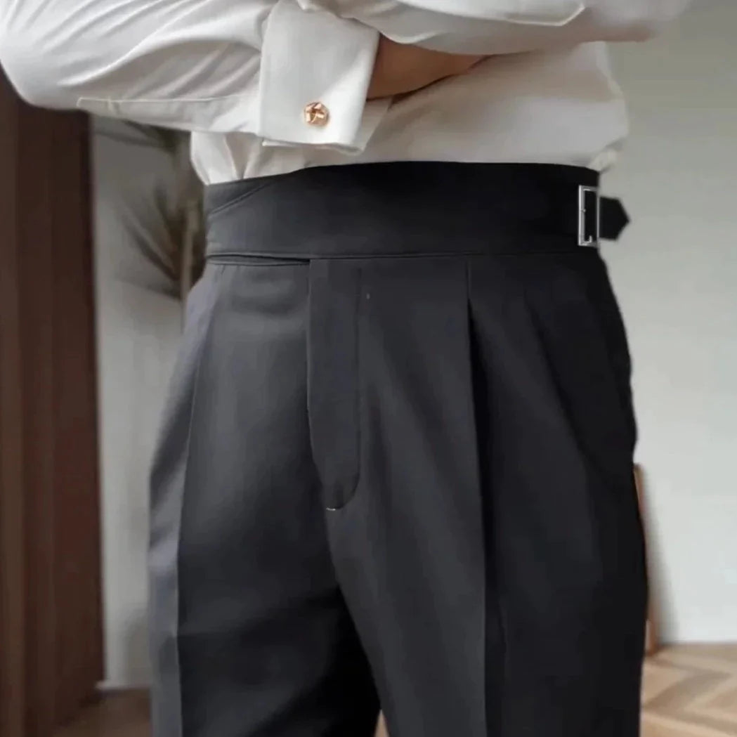 Men's Pleated Trousers